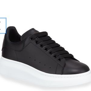 Alexander McQueen 45mm leather platform sneaker